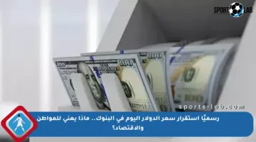رسميًا استقرار سعر الدولار اليوم في البنوك.. ماذا يعني للمواطن والاقتصاد؟